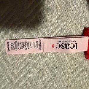 Victoria's Secret Red Lace Detail